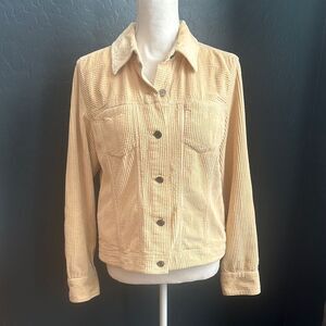 J. Jill Cream‎ Denim-Like Jacket